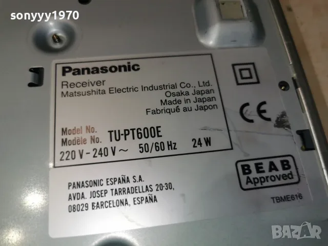 PANASONIC TU-PT600E RECEIVER MADE IN JAPAN-ВНОС SWISS 0308261055L4, снимка 8 - Ресийвъри, усилватели, смесителни пултове - 55517674