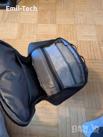 Бизнес раница за лаптоп BJIAX 15.6" с USB порт – черна, снимка 15 - Раници - 55123267