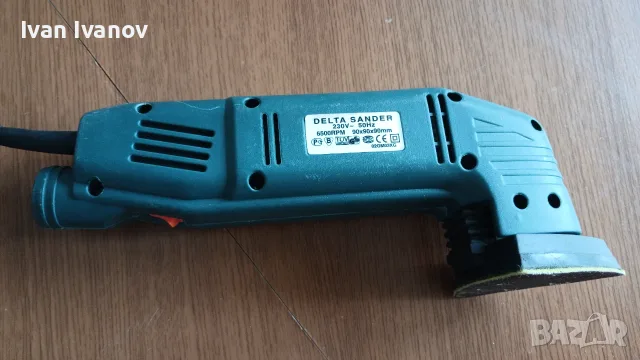 Делта/триъгълна виброшлайф машина ; Delta Sander / Triangular Sander Domotec, снимка 4 - Шлайфмашини - 55377722