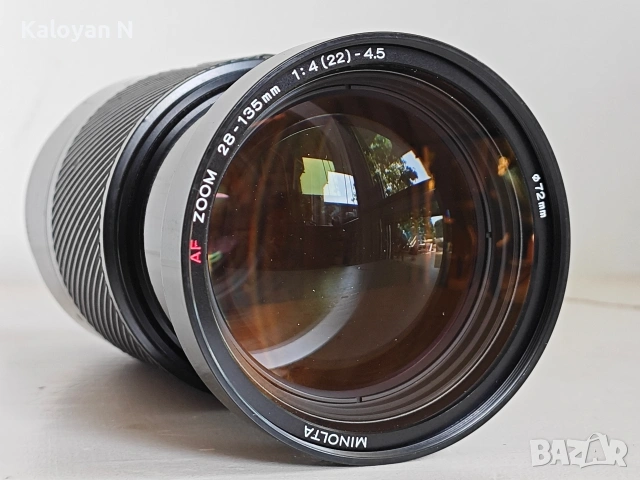 Обектив Minolta AF 28-135mm f/4-4.5 за Minolta A/Sony A байонет, снимка 4 - Обективи и филтри - 54765643