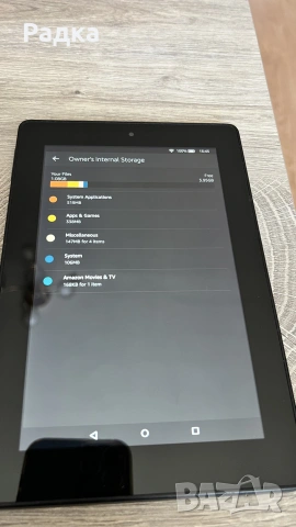 Таблет Amazon Fier, снимка 3 - Таблети - 55162347