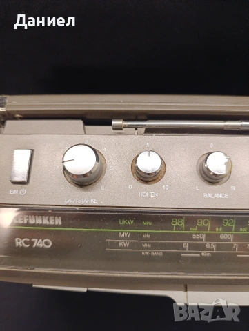Касетофон Telefunken RC740, снимка 8 - Радиокасетофони, транзистори - 54393472