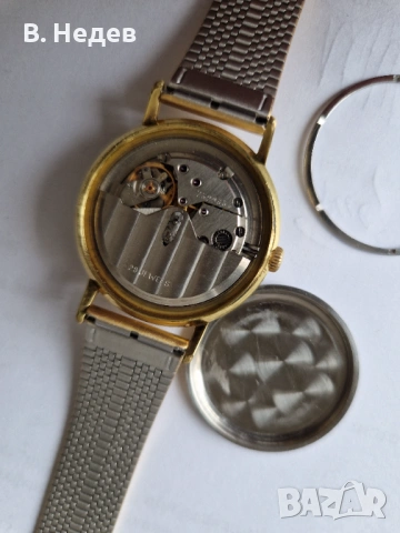 POLJOT /de luxe/, 29 jewels, automatic, 2416, Au 20, USSR, TOP!, снимка 8 - Мъжки - 54882844