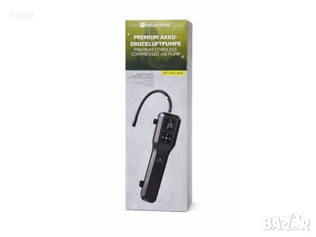 НОВА! Акумулаторна помпа за сгъстен въздух авто-вело-мото Premium, снимка 6 - Аксесоари за велосипеди - 53967054