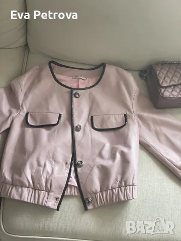 Chanel кожено яке S,M, снимка 4 - Якета - 55391986