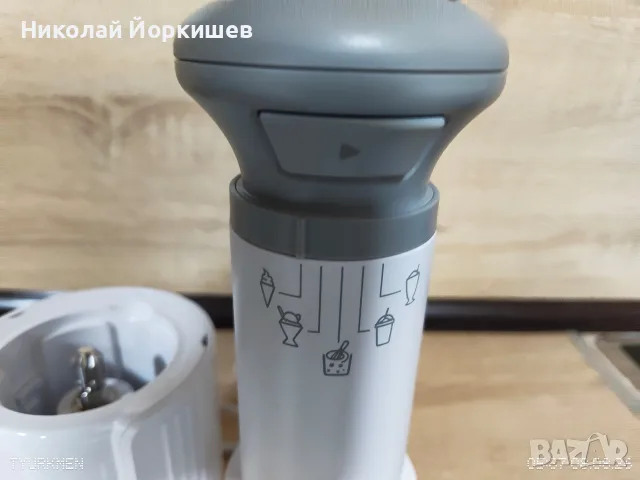 Машина за сладолед Cuisinart Freeze Wand ICEFD10E, 250W, 240 мл, 5 програми, Без BPA,Тиха работа Бял, снимка 2 - Чопъри и пасатори - 55591911