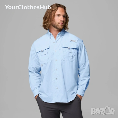 Columbia Sportswear PFG L size Мъжка риза с дълъг ръкав, снимка 3 - Ризи - 54449798