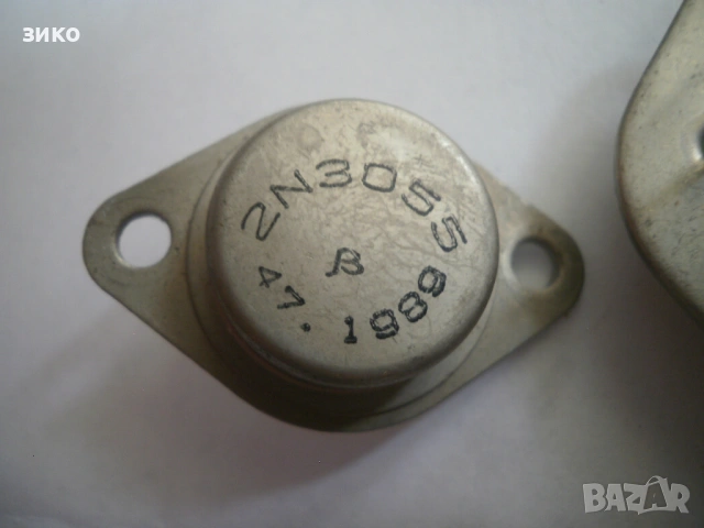 транзистор 2N3055 - 8бр. чифт (заводски подбрани), снимка 3 - Друга електроника - 54635518