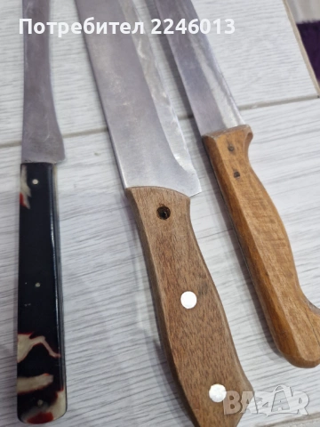 Лот от 8 стари кухненски ножа, снимка 4 - Други ценни предмети - 54541829