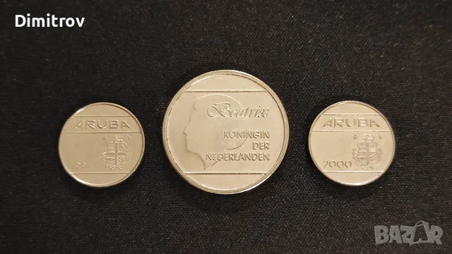 Лот монети от Аруба (1991-2009), снимка 2 - Нумизматика и бонистика - 55318591