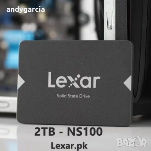  2TB Lexar NS100 SSD диск сив SATA 6 Gb/s, 2.5"  скорост четене до 550MB/s 2tb 2ТБ 2тб 100% здраве , снимка 10 - Твърди дискове - 54544143