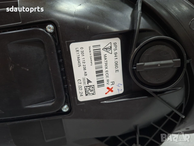 Нов Оригинален Десен Фар Porsche 991 992 GT3 RS Matrix X-Sight 9P5941060E Европа, снимка 10 - Части - 55283438