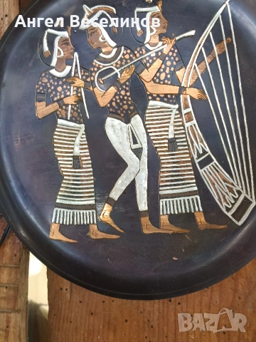 медна чиния за стена , снимка 3 - Декорация за дома - 54171368