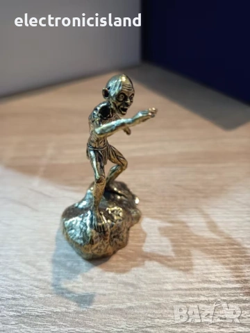 Фигура Голум Хобит Смеагол Ам-гъл Sméagol My precious, бронзова статуетка Скулптура, ръчна изработка, снимка 10 - Колекции - 54090408
