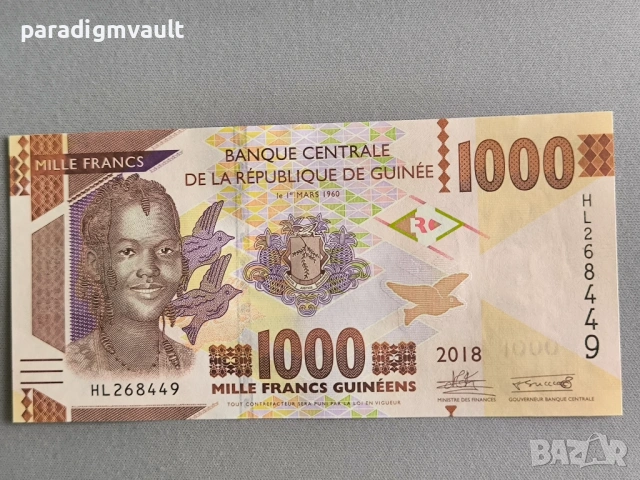 Банкнота - Гвинея - 1000 франка UNC | 2018г.