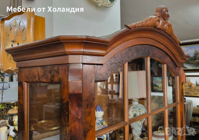 Барокова витрина с чекмеджета, снимка 3 - Шкафове - 54133661