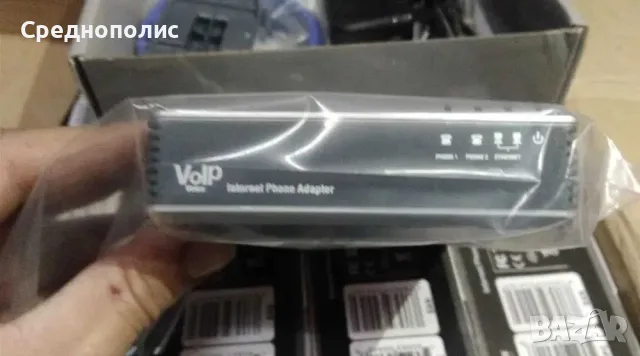 Телефонен адаптер - LINKSYS Cisco-VoIP Phone adapter -PAP2-NA, снимка 3 - Мрежови адаптери - 55662549