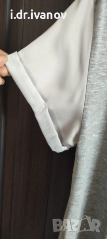 сива тениска LIU.JO с издължен гръб, снимка 7 - Тениски - 54179289