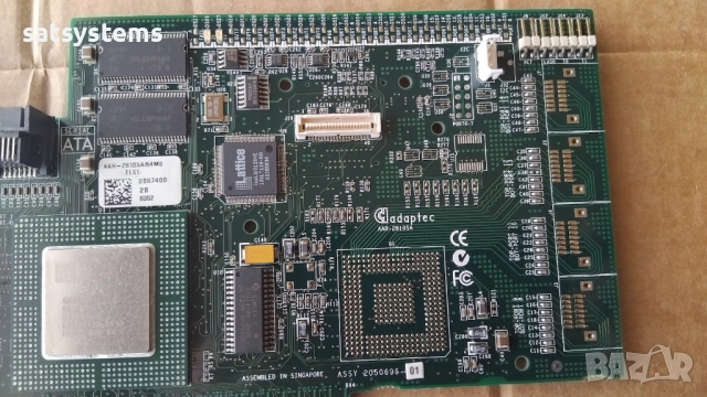 Adaptec AAR-2810SA 8-Port Serial ATA PCI-X RAID Controller Card With 64MB Cache, снимка 7 - Други - 54260192