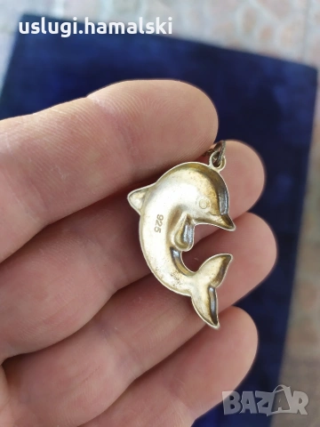 Сребърно колие/медальон/синджир, снимка 7 - Колиета, медальони, синджири - 54096445