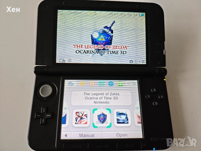 Nintendo 3DS XL - хакната - качени много игри, снимка 9 - Nintendo конзоли - 54214626