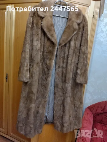 Натурално кожено палто, снимка 3 - Палта, манта - 55666080