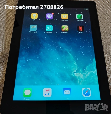 Много запазен Apple iPad Wi-Fi 3rd Gen 16GB черен + оригинално зарядно, снимка 3 - Таблети - 54084662