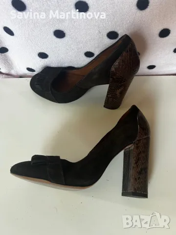 Massimo Dutti обувки, естествена кожа, 37 номер, снимка 5 - Дамски обувки на ток - 55412342