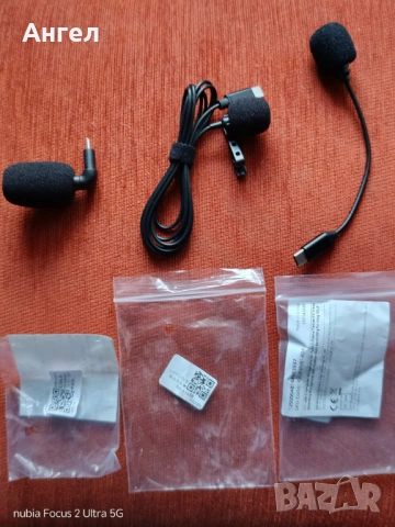 Външен микрофон за смартфон, лаптоп Typ C, снимка 4 - Резервни части за телефони - 54223858