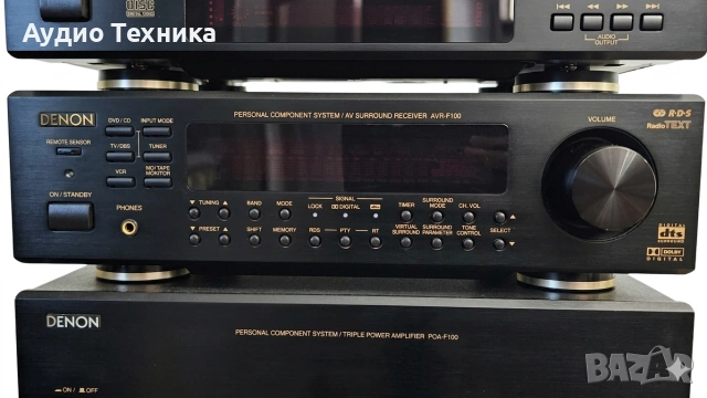 Denon F100 мини система, снимка 4 - Аудиосистеми - 54084381