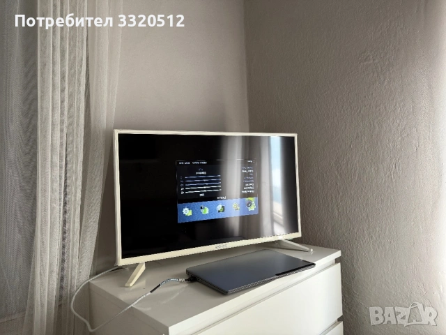 Starlight 32DM3500W телевизор с бял корпус, снимка 4 - Телевизори - 54892590