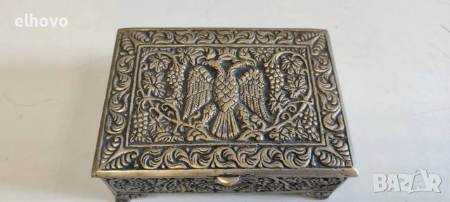 Стара кутия за бижута, снимка 6 - Антикварни и старинни предмети - 44323225