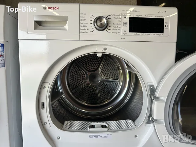 Сушилня Bosch Serie 8 A+++ 8кг, снимка 3 - Сушилни - 55343944