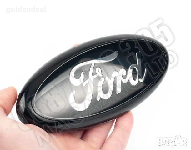 Черна Емблема Форд Пикап 176 мм. 7 инча , снимка 3 - Аксесоари и консумативи - 54090224