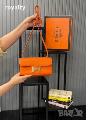 Hermes Нова Дамска Кожена Чанта Ерме Различни Цветове , снимка 12 - Чанти - 54866807