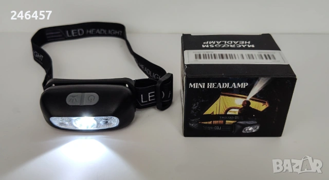 LED челник с акумулаторна батерия - нов, снимка 2 - Друга електроника - 54543172
