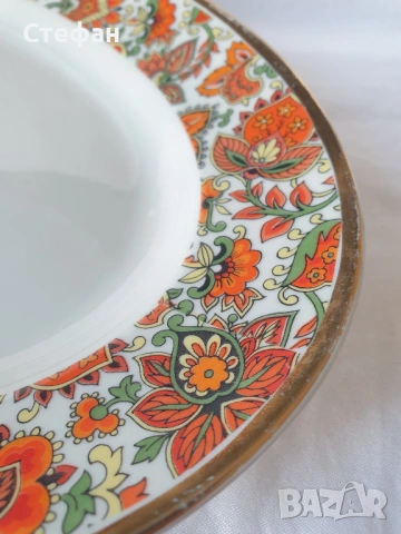 Порцеланово плато Изида, снимка 2 - Антикварни и старинни предмети - 54271299