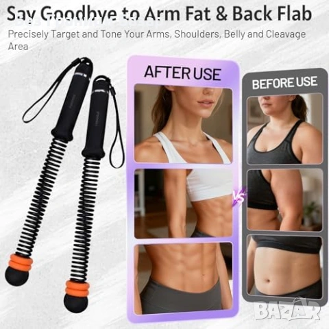 Нови Безкабелни фитнес въжета с тежести за кардио и силова тренировка у дома, снимка 7 - Фитнес уреди - 54093921