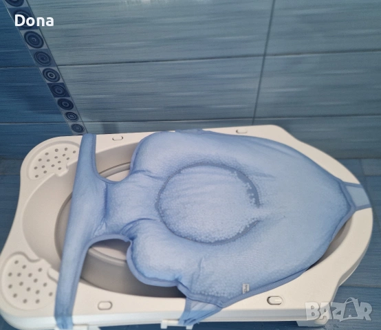Сгъваема вана Cangaroo Maui, сива +ПОДАРЪК подложка за къпане, термометър и играчки за баня