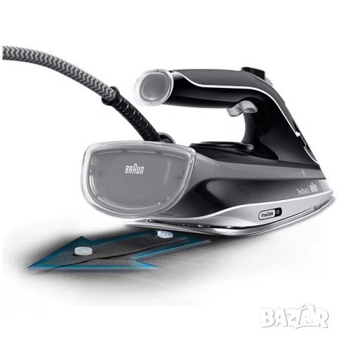 Ютия Braun FreeStyle 5 SI5188BK, 2800W, Парна струя 220 гр/мин, снимка 4 - Ютии - 55077031