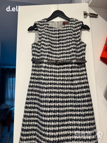 MAX MARA Original Size M 100% Вълна Нова рокля, снимка 2 - Рокли - 55242504