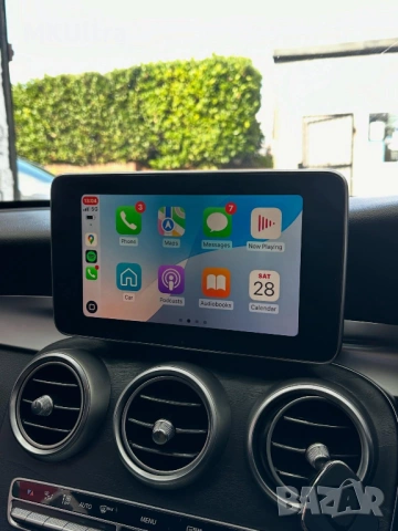 CarPlay & Android Auto за Mercedes C/GLC(W205/X253) + Монтаж NTG5, снимка 4 - Аксесоари и консумативи - 54093645