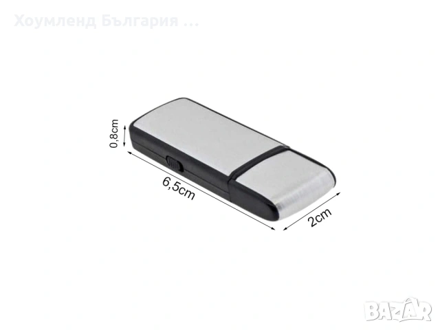 Мини диктофон флашка 8Gb за скрити звукозаписи, снимка 2 - Микрофони - 54304137