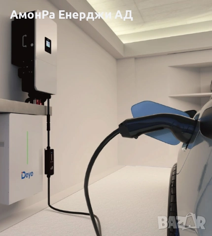 Deye Smart зарядна станция, 32A, 7kw(монофазно)/22kw(трифазно), снимка 2 - Друга електроника - 54038887