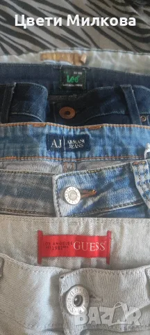 Дамски дънки Armani, Guess, Levis, снимка 8 - Дънки - 55565489