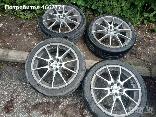 Джанти AEZ 5x100 r17, снимка 5 - Гуми и джанти - 54670533