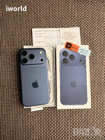 КАТО НОВ❗️ 24М ГАРАНЦИЯ❗️ iPhone 17 Pro Лизинг от 42€/мес 256GB⚠️ Deep Blue