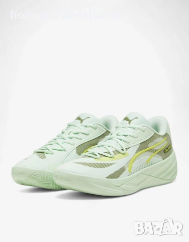 PUMA All-Pro Nitro унисекс баскетболни маратонки зелени NITRO подметка, снимка 2 - Маратонки - 54441596