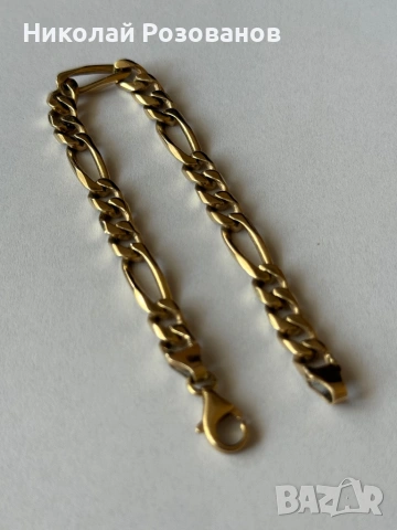 Мъжка златна гривна Картие