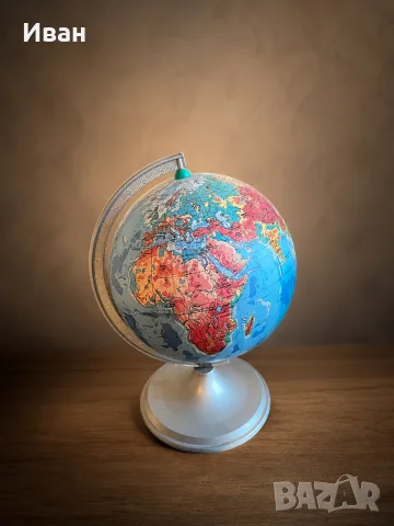 🌍 Малък настолен глобус